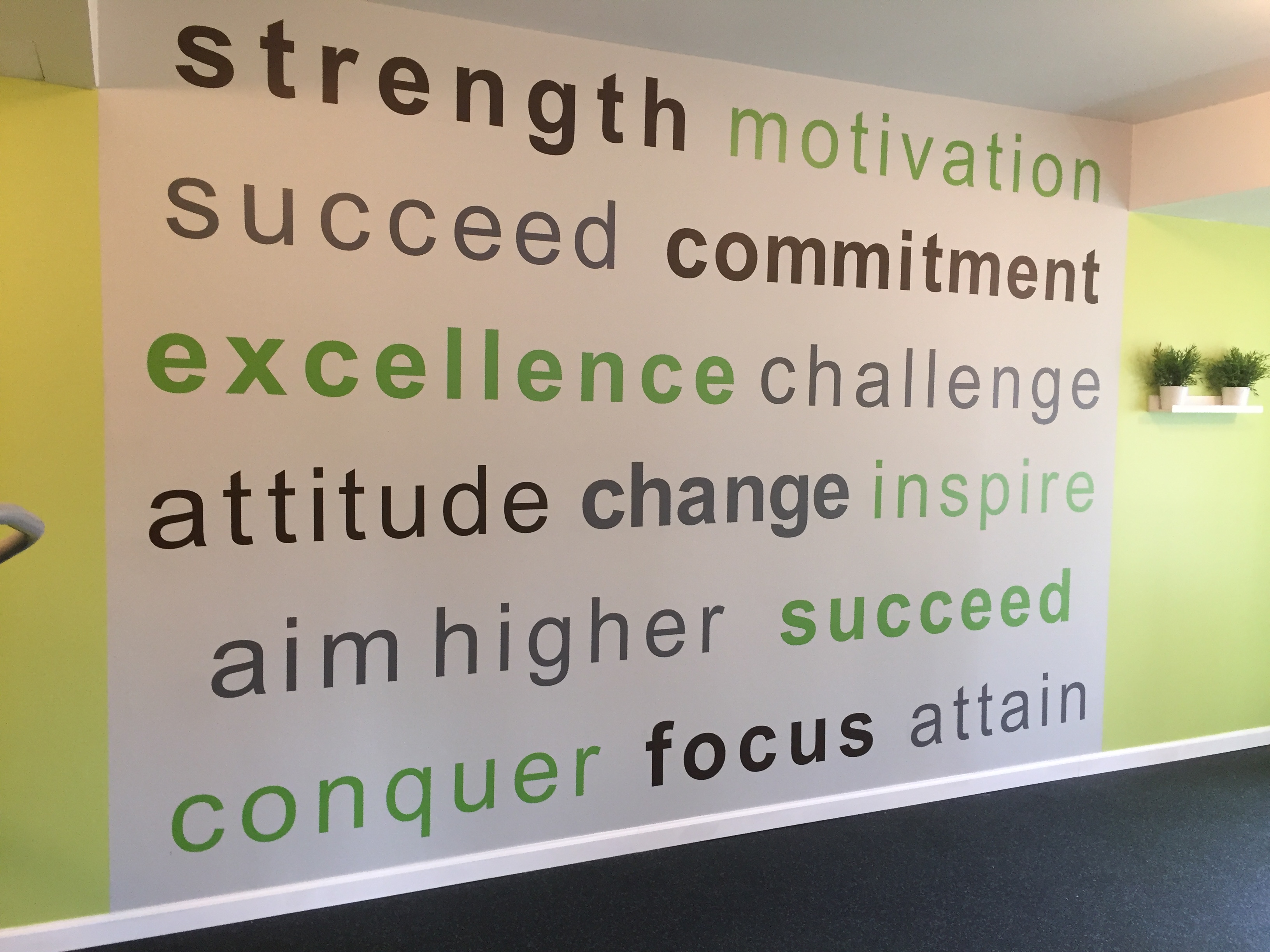 Motivational Word Wall Decals Trading Phrases